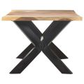 vidaXL Jedálenský stôl 200x100x75 cm, drevený masív s medovým náterom