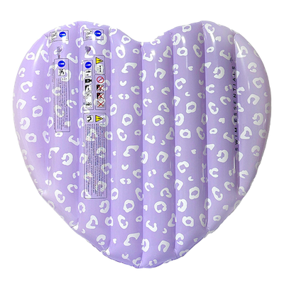 Nafukovačka Srdce Lila Leopard