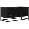 vidaXL TV skrinka 80 x 34,5 x 40 cm Čierny dub Kompozitné drevo