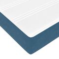 vidaXL Rám postele Tmavomodrá 200 x 200 cm látka