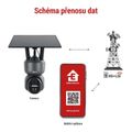 GoSmart vonkajšia otáčacia kamera IP-6000 OWL s 4G/LTE, sivá