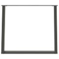 vidaXL Nohy k jedálenskému stolu v tvare U, 2 ks, antracitové, 100 x (72-73) cm, oceľ