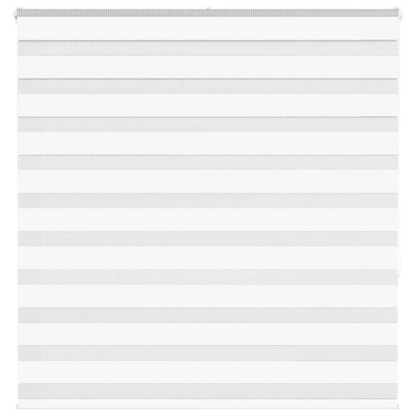 vidaXL Zebra roleta biela 145x150 cm šírka látky 140,9cm polyester