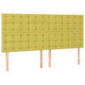 vidaXL Boxspring posteľ s matracom zelená 200x200 cm látka