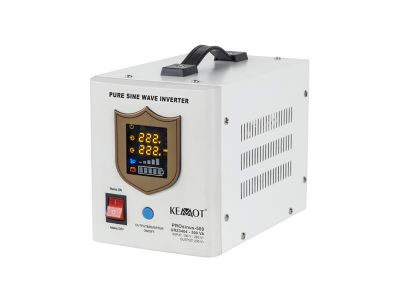 Zdroj záložný KEMOT PROsinus-500 12V 230V 500VA 300W White