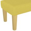 vidaXL Lavička zelená 100x30x30 cm látka