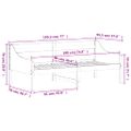 vidaXL Denná posteľ s matracom biela 90x190 cm masívna borovica