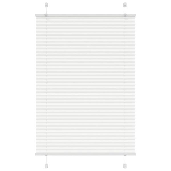 vidaXL plisovaná roleta biela 95x150 cm šírka látky 94,4 cm