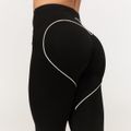 Dámske legíny Varsity Black - GymBeam, veľkosť XS