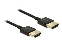 Kábel HDMI s ethernetom - HDMI s pínmi (samec) do HDMI s pínmi (samec) - 0,5 m - podporuje 4K
