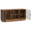 vidaXL TV skrinka 102 x 34,5 x 47 cm Staré drevo Kompozitné drevo