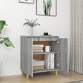 vidaXL Komoda sivý dub sonoma 60x35x70 cm spracované drevo