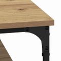 vidaXL Konferenčný stolík dub artisan 100 x 100 x 40 cm