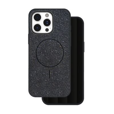 Trblietavé tenké Mag puzdro pre iPhone 17 6,3" čierne