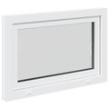 vidaXL Otočné a sklopné okno do suterénu RISOR 90 x 70 cm PVC a sklo