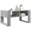 vidaXL Konferenčný stolík Sivý Sonoma 92 x 53 x 45 cm Kompozitné drevo