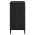 vidaXL Servírovacia skriňa so zásuvkou Čierny dub 60 x 35 x 70 cm