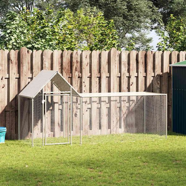 vidaXL Kurín 3x1x1,5 m, pozinkovaná oceľ