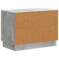 vidaXL Nočný stolík Betónovo sivá 62 x 34,5 x 44,5 cm Kompozitné drevo