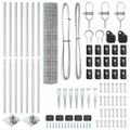 vidaXL Záhradný európsky plot s hrotmi 10 x 1,6 m Pozinkovaná oceľ