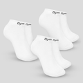 Ponožky Ankle Socks 3Pack White - GymBeam, veľkosť XL, veľkosť oblečenia XL