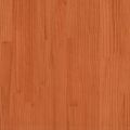 vidaXL Posteľ s knižnicou bez matraca vosková 180x200 cm borovica