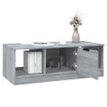 vidaXL Konferenčný stolík sivý dub sonoma 102x50x36cm kompozitné drevo