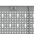 vidaXL Panel na nástroje 3 ks Sivá 150 x 1 x 80 cm