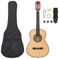 vidaXL 8-dielna klasická gitarová sada pre začiatočníkov 3/4 36"