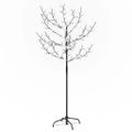 vidaXL Vianočný stromček 120 LED studené biele svetlo kvety čerešne 150 cm
