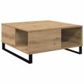 vidaXL Konferenčný stolík Remeselný dub 80 x 80 x 36,5 cm