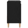 vidaXL Kúpeľňová skriňa Čierny dub 65 x 33 x 60 cm Kompozitné drevo