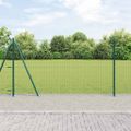 vidaXL Euro plot s betónovým podstavcom 10 x 1,2 m PVC potiahnutá oceľ