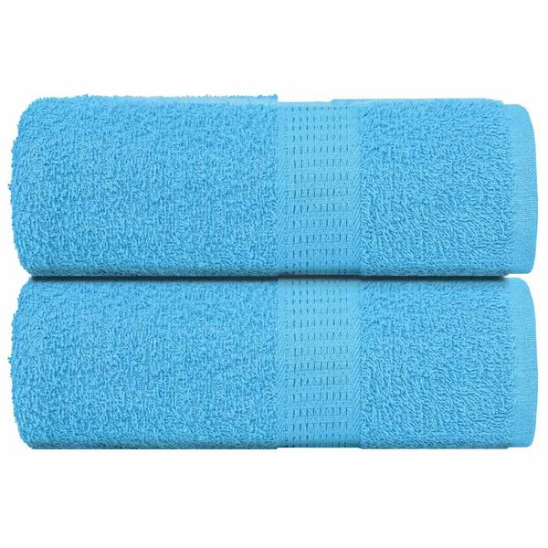 vidaXL Uteráky pre hostí FROGN 2 ks tyrkysové 30x50 cm 360 g/m²