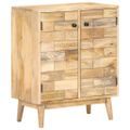 vidaXL Komoda 60x35x75 cm masívne mangovníkové drevo