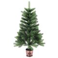 vidaXL Vianočný stromček s 150 LED-i so stojanom Zelená 65 cm PE