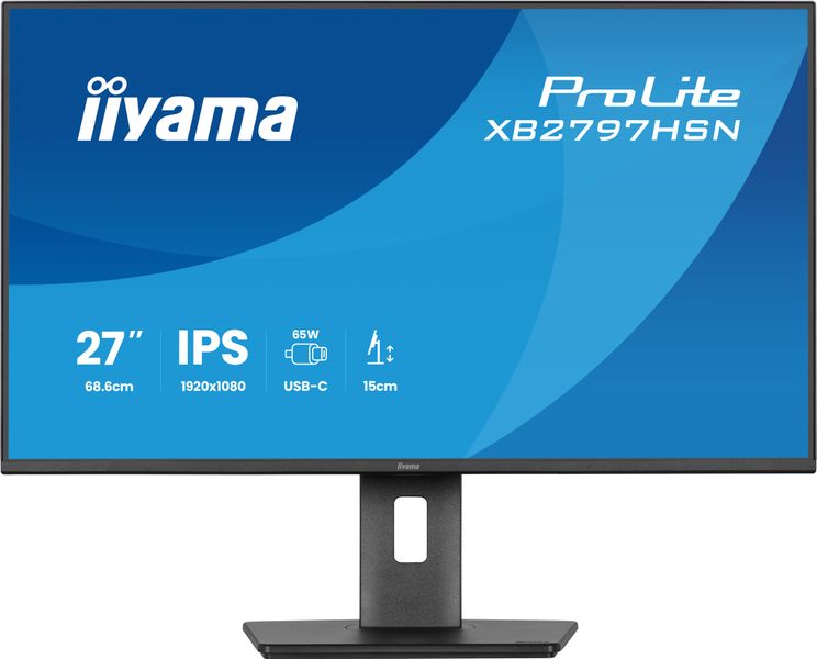 iiyama ProLite/XB2797HSN-B1/27''/IPS/FHD/120Hz/1ms/Čierna/5R