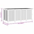 vidaXL Záhradný úložný box 175x80x75 cm masívne akáciové drevo