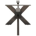 vidaXL Noha konferenčného stolíka v tvare pavúka, čierna 98x58x(42-43) cm, oceľ