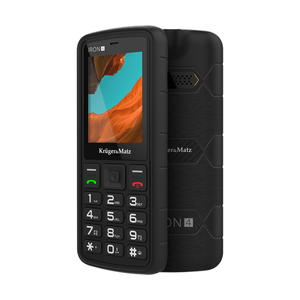Telefón GSM Kruger&Matz IRON 4 4G odolný