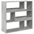 vidaXL Knižnica/deliaca stena betónová sivá 100x33x94,5 cm