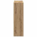 vidaXL knižnica Dub Artisan 97,5x29,5x100 cm Drevo