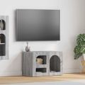 vidaXL TV skrinka ELST 60 x 35 x 40 cm Sivý Sonoma Kompozitné drevo