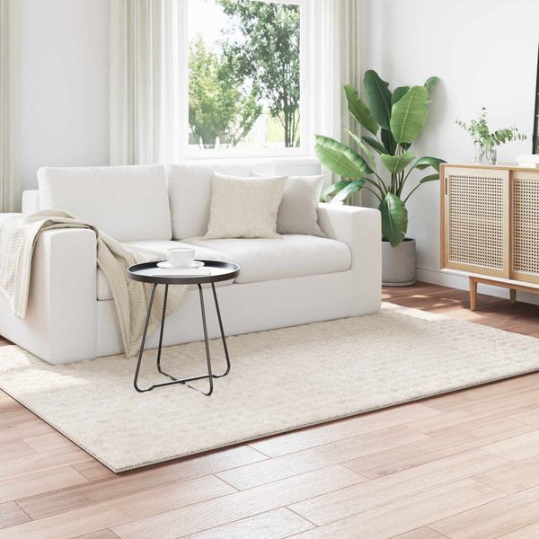 vidaXL Kusové koberce Obdĺžnikový SIROLO Krémová 230 x 160 cm