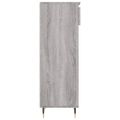 vidaXL Botník sivý dub sonoma 40x36x105 cm spracované drevo