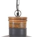 vidaXL Industriálna závesná lampa 32 cm, sivá E27