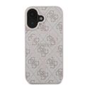 Puzdro Guess pre iPhone 16 6,1" GUHMP16SG4GFRP ružové hardcase 4G Ring Classic Logo MagSafe