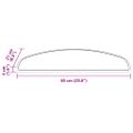 vidaXL Samolepiace schodové rohože 15 ks 65 x 21 x 4 cm Non-Slip
