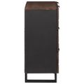 vidaXL Komoda set 2 ks Orech 120 x 33 x 75 cm Masívne mango drevo