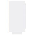 vidaXL Komoda lesklá biela 92x35x75 cm spracované drevo
